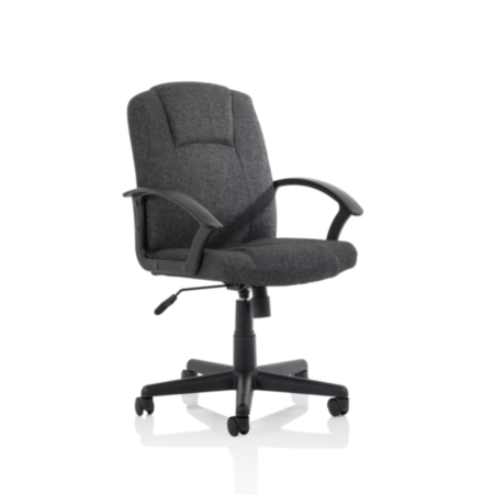 Bella Executive Managers Chair Charcoal Fabric
