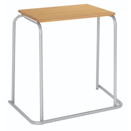 Heavy Duty Stacking School Exam Desk with Pen Groove