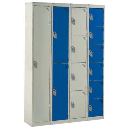 Express Delivery Steel Work Lockers - Germ Guard Paint