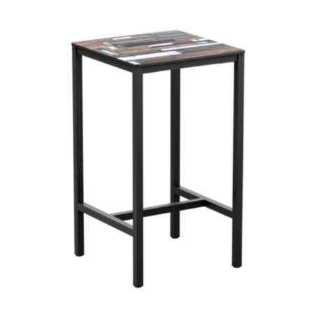 Outdoor Industrial Style Cafe Bistro Bar Poseur Table - Extrema Driftwood