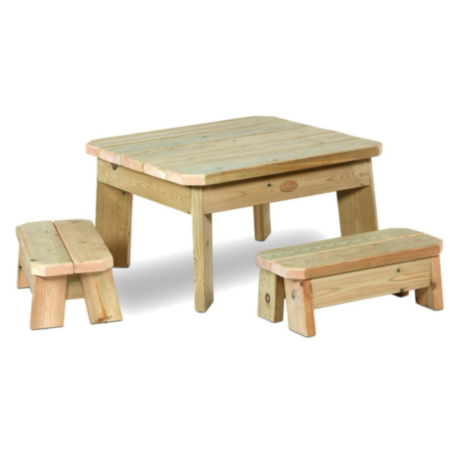 Millhouse PreSchool Square Table and Bench Set 