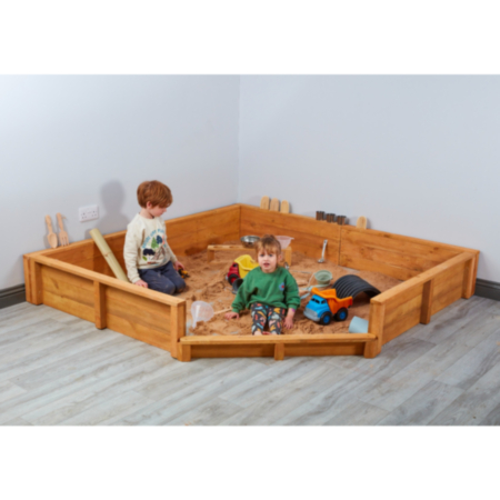 Early Years Wooden Corner Sand Pit