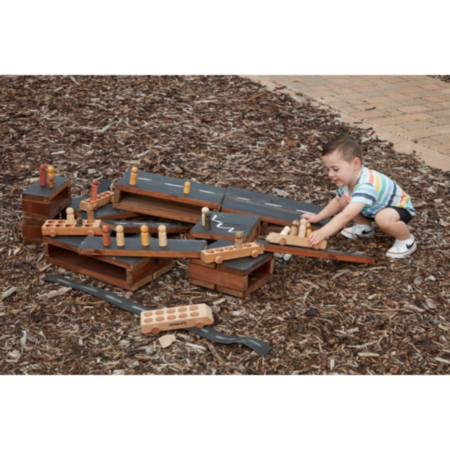 Chalkboard Hollow Blocks (11Pk)