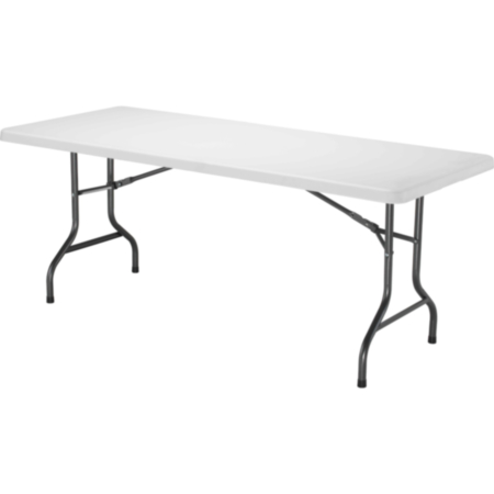 Morph Rectangular 1220mm Folding Table - White
