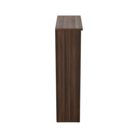 Regent 1560mm Tall Office Bookcase - Dark Walnut