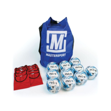 Master Sport Standard Football Bibs &amp; Football Pack