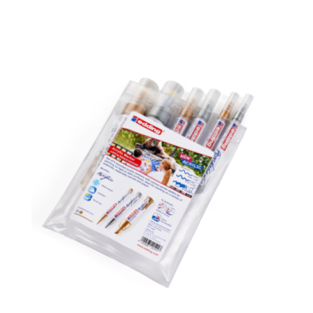 Edding Gold and Silver Acrylic Pens