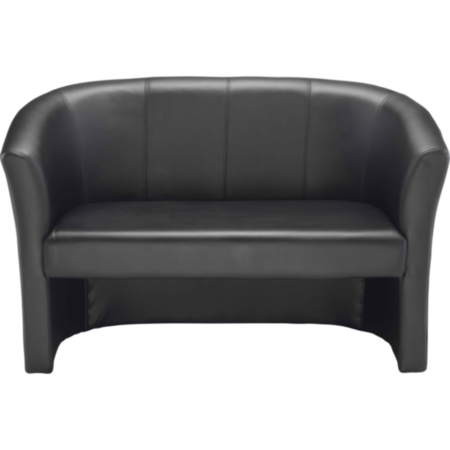 Arctic Faux Leather Tub Waiting Room Reception Sofa
