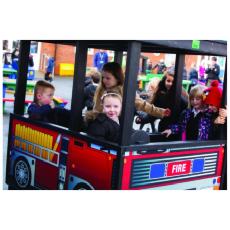 Outdoor Playground Recycled Plastic Fire Engine