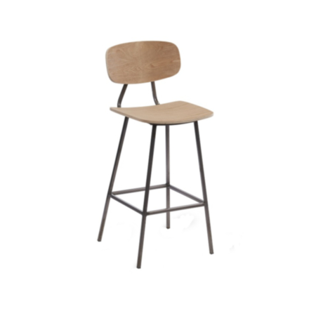Florence Cafe High Stool - Dark Frame