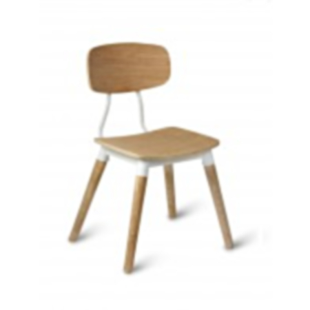 Florence Contemporary Cafe Side Chair-Black Frame