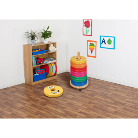 Emotions Circular Floor Cushions and Donut Trolley Set 