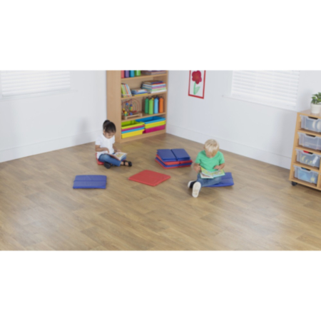 Classroom Indoor and Outdoor Folding Floor Mats - Pack of 10