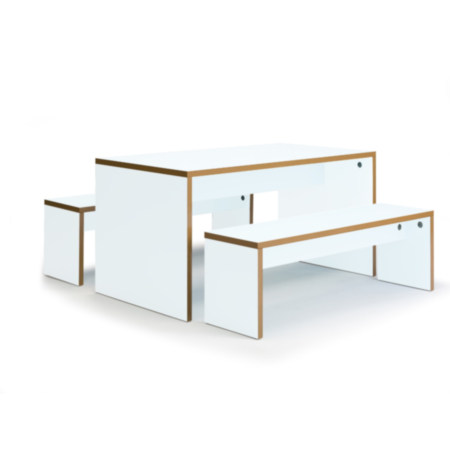 Forest 8 seater Breakout Dining Table &amp; Bench Set
