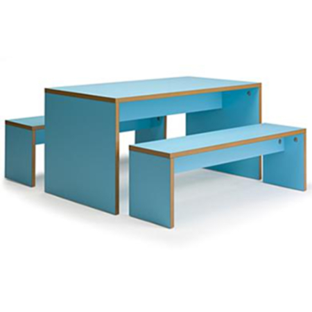 Forest 12 seater Breakout Dining Table &amp; Bench Set