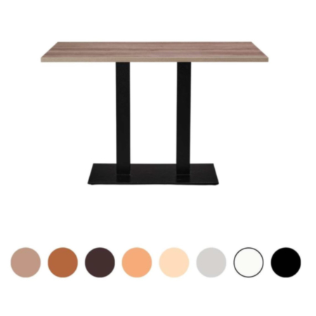 Forza Twin Cafe Bistro Table - 1200mm x 700mm