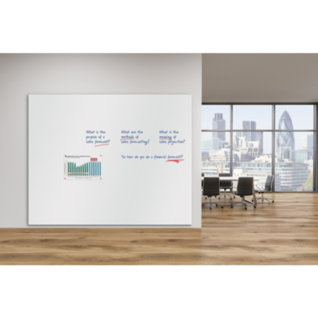 WriteOn Frameless Magnetic Whiteboard - Large