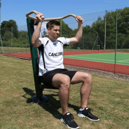 Resistance Shoulder Press Outdoor Fitness Equipment