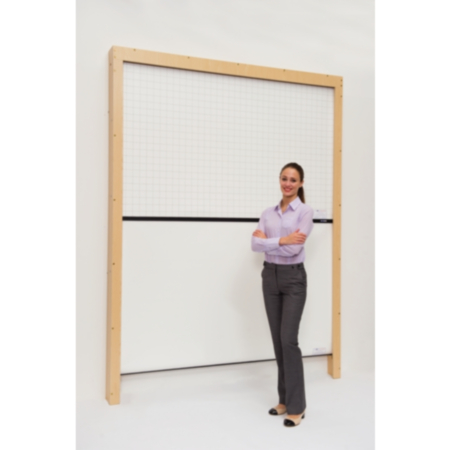 Floor Standing Classroom Dry Wipe Rollerboard