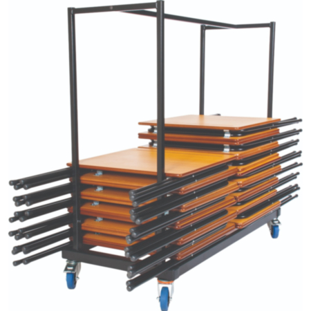 Zlite Economy Exam Desk Package - 40 Exam Desks + Storage Trolley