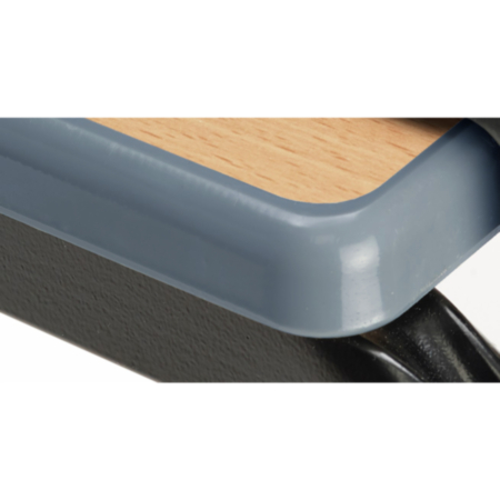 Hille Essentials Rectangle Fully Welded Classroom Table with Fully Moulded Edge
