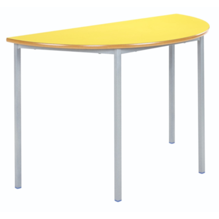 Contract Fully Welded Semi Circular Classroom Table