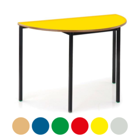 Contract Fully Welded Semi Circular Classroom Table