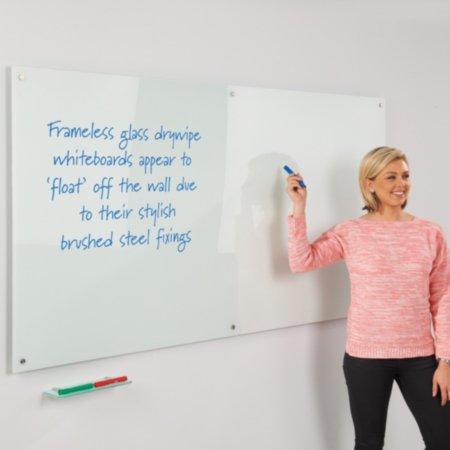 WriteOn Glass Magnetic Whiteboard