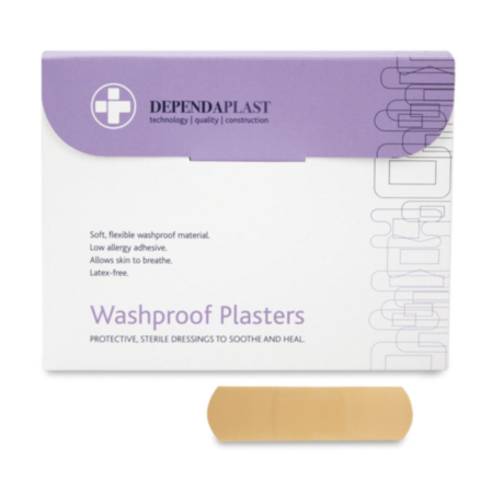 Washproof Plasters 7.5x2.5cm