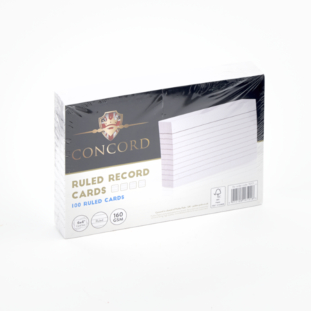 Record Card 152x102mm Wht Pack 100