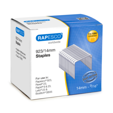 Rapesco 923/14 Staples Pack 4000