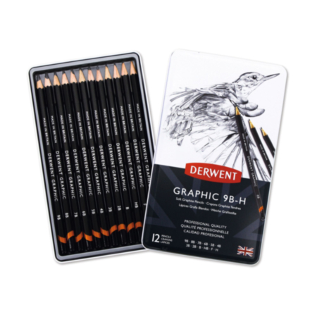 DerwentGraphic Soft Pencils Pack 12