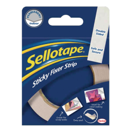 Sellotape Sticky Fixer Strip
