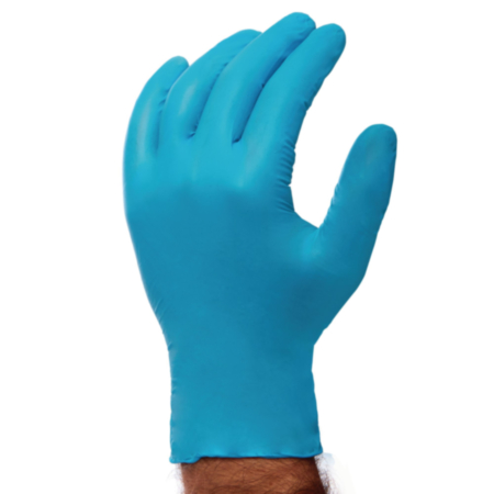Blu P-f Hybrid Gloves Lrg  Pack 100