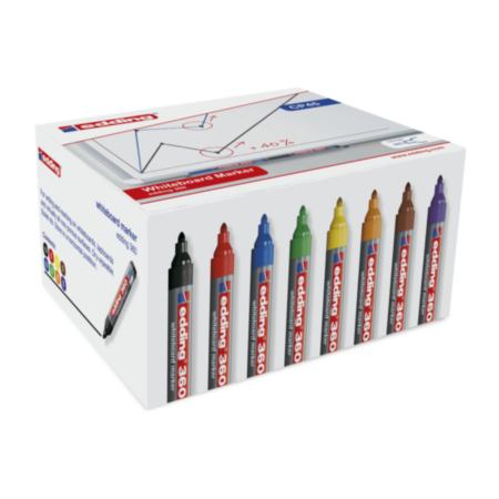 Edding 360 Boardmarker Ast Pack 50
