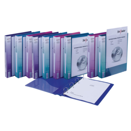 Snopake Presentation Ring Binder Ast Pack 10