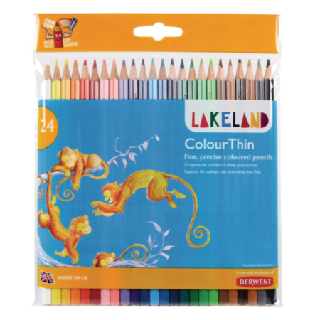 Pencils Colourthin Wallet 24