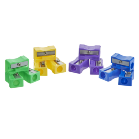 Classmates Plastic 1Hole Sharpener Pack 100