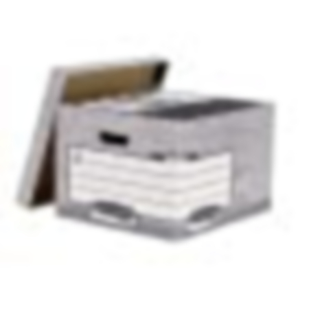 Large Storage Box Grey/White Pack 10