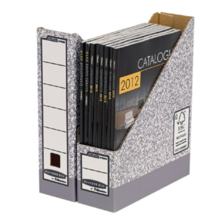 System Magazine File - GreyWhite - Pk 10