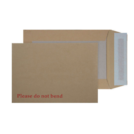C4 Board Backed Envelopes Pack 125