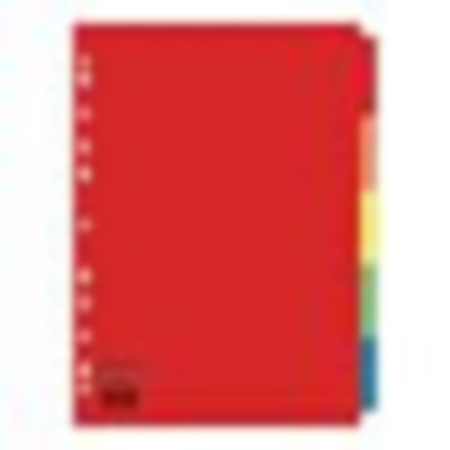 A4 Bright Dividers 5 Part