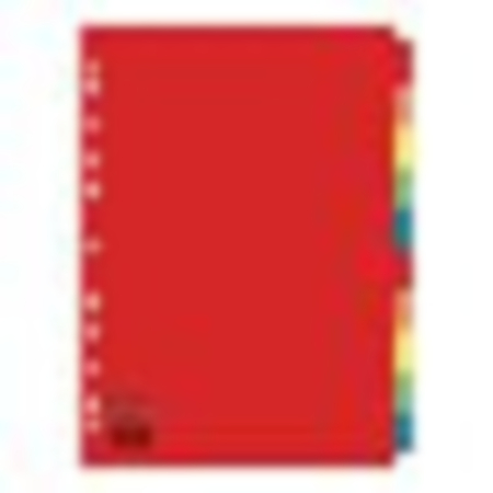A4 Bright Dividers 10 Part