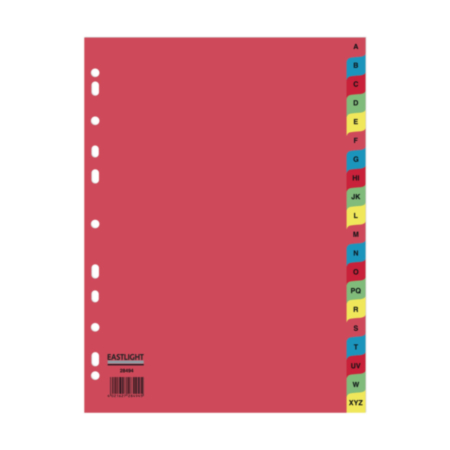 A4 Subject Dividers A-Z