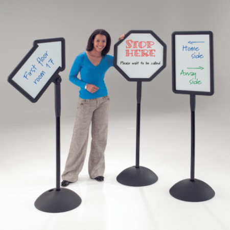 Freestanding Doubled Sided Whiteboard Sign