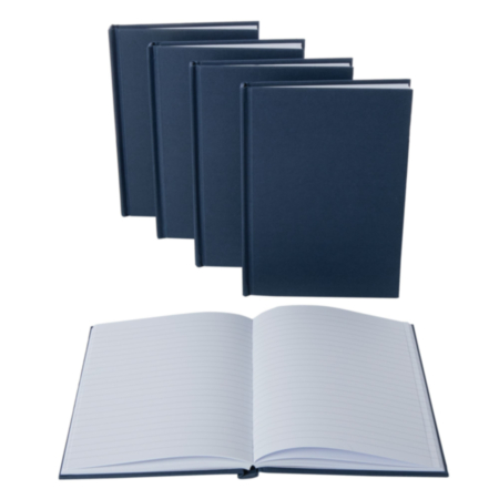 Blue Casebound Book A5 Pack 5