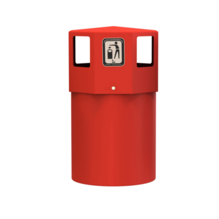 Linpac Octaplus Litter Bin Maxi Red