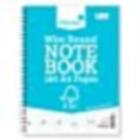 Silvine Fsc Tw Notebook A4 80l 8mm Mrgn