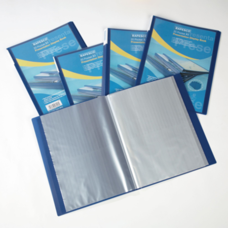 Presentation Display Book 20pckt Blu Pack 5