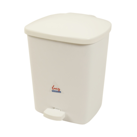 Lucy Pedal Bin 15litre White